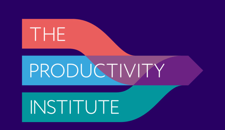 The Productivity Institute logo on navy background