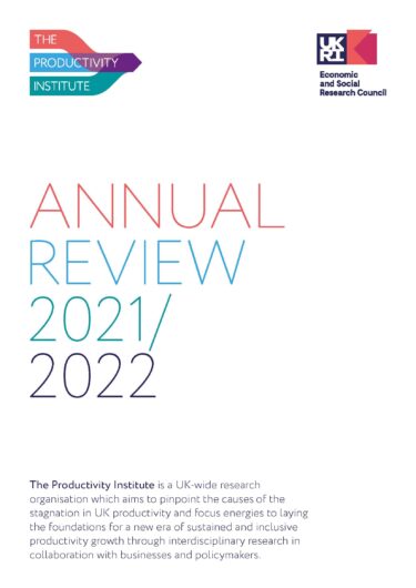 Front page of 21-22 Annual Review